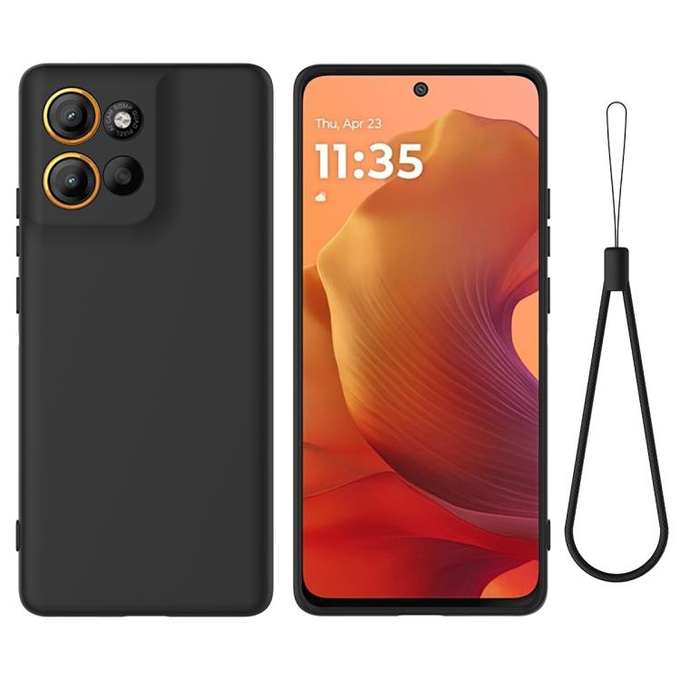 For Motorola Moto G86 5G Solid Color Liquid Silicone Dropproof Full Coverage Phone Case(Black)
For Motorola Moto G86 5G Solid Color Liquid Silicone Dropproof Full Coverage Phone Case(Black)
