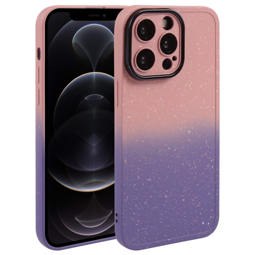 For iPhone 12 Pro Gradient Starry Silicone Phone Case with Lens Film(Pink Purple)
For iPhone 12 Pro Gradient Starry Silicone Phone Case with Lens Film(Pink Purple)