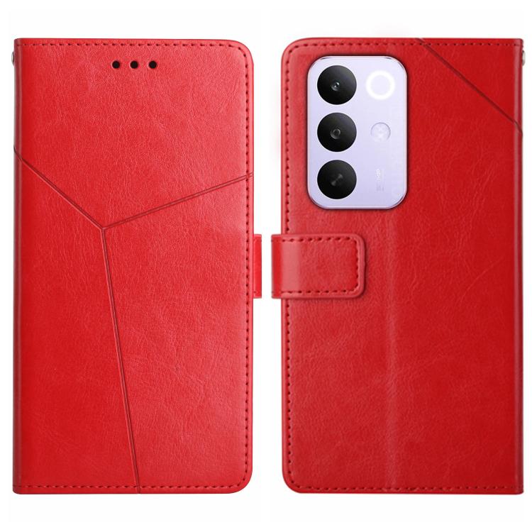 For Realme C85 5G HT01 Y-shaped Pattern Flip Leather Phone Case(Red)
For Realme C85 5G HT01 Y-shaped Pattern Flip Leather Phone Case(Red)