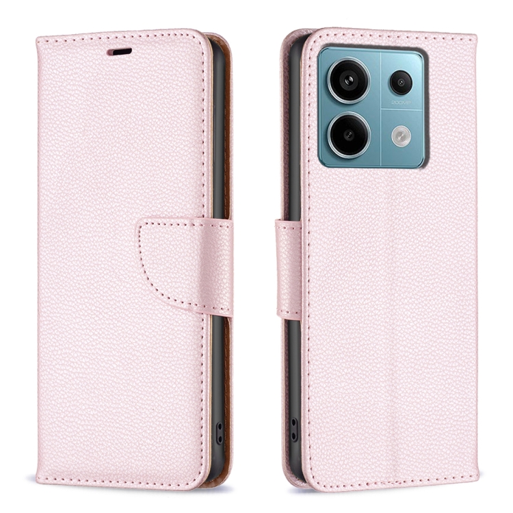 For Xiaomi Redmi Note 13 Pro 5G Litchi Texture Pure Color Leather Phone Case(Rose Gold)
For Xiaomi Redmi Note 13 Pro 5G Litchi Texture Pure Color Leather Phone Case(Rose Gold)