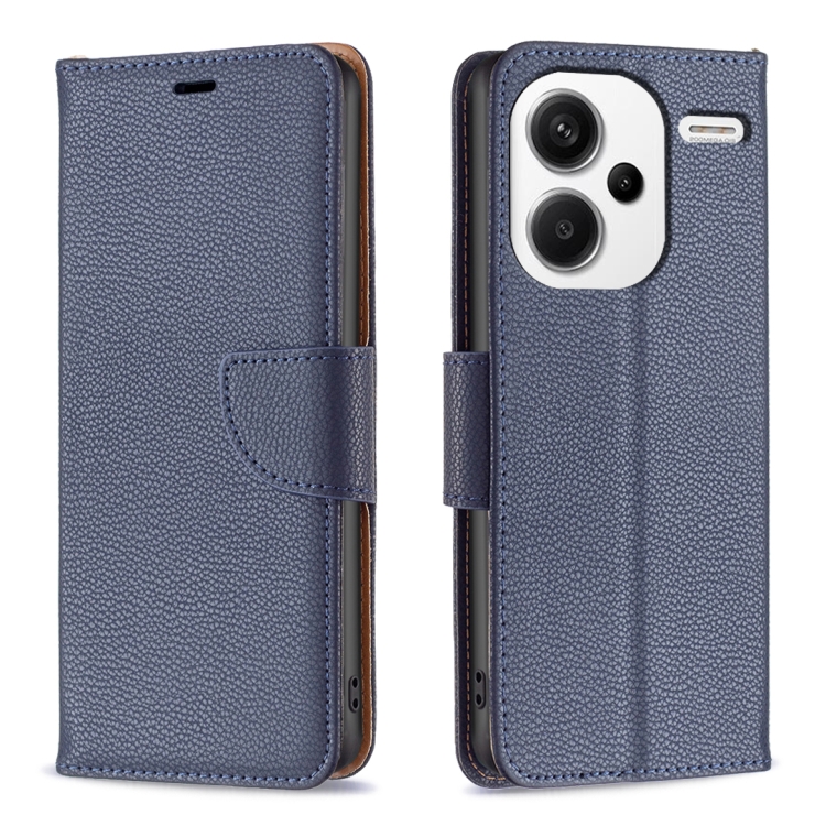 For Xiaomi Redmi Note 13 Pro+ 5G Litchi Texture Pure Color Leather Phone Case(Blue)
For Xiaomi Redmi Note 13 Pro+ 5G Litchi Texture Pure Color Leather Phone Case(Blue)