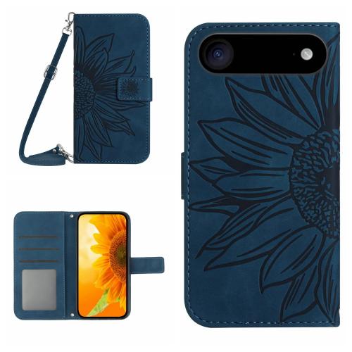 For iPhone 17 Air Skin Feel Sun Flower Embossed Flip Leather Phone Case with Lanyard(Inky Blue)
For iPhone 17 Air Skin Feel Sun Flower Embossed Flip Leather Phone Case with Lanyard(Inky Blue)