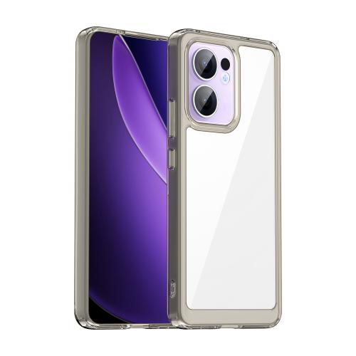 For OPPO Reno13 F Colorful Series Acrylic Hybrid TPU Phone Case(Transparent Grey)
For OPPO Reno13 F Colorful Series Acrylic Hybrid TPU Phone Case(Transparent Grey)
