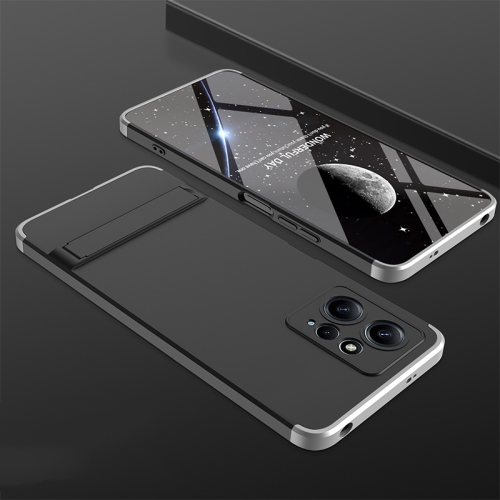 For Xiaomi Redmi Note 12 4G GKK Three Stage Splicing Full Coverage PC Phone Case with Stand(Black Silver)
For Xiaomi Redmi Note 12 4G GKK Three Stage Splicing Full Coverage PC Phone Case with Stand(Black Silver)
