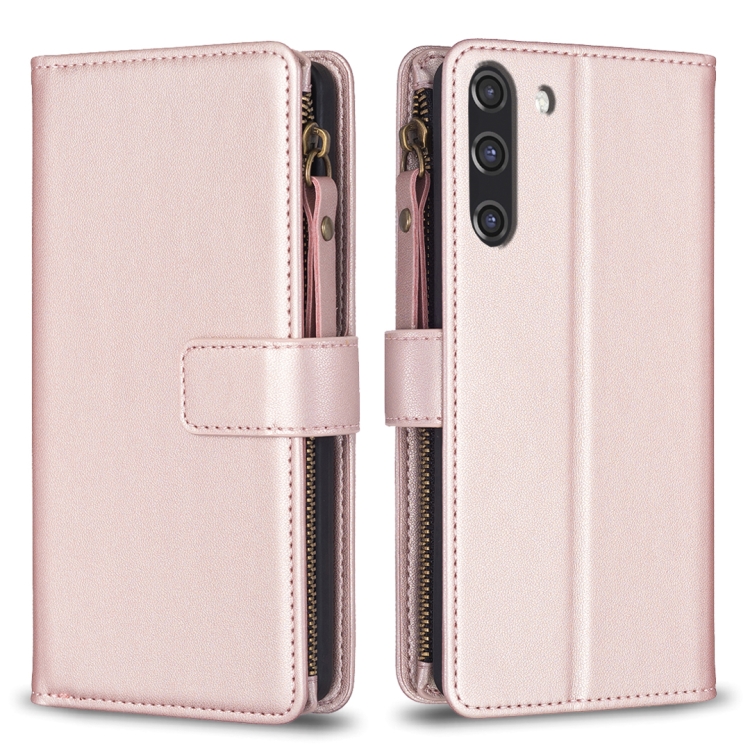 For Samsung Galaxy S21 FE 5G 9 Card Slots Zipper Wallet Leather Flip Phone Case(Rose Gold)
For Samsung Galaxy S21 FE 5G 9 Card Slots Zipper Wallet Leather Flip Phone Case(Rose Gold)
