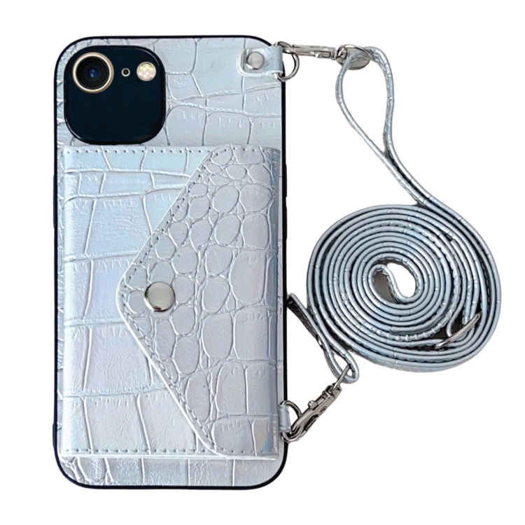 For iPhone SE 2022 / SE 2020 / 8 / 7 Crocodile Texture Lanyard Card Slot Phone Case(Silver)
For iPhone SE 2022 / SE 2020 / 8 / 7 Crocodile Texture Lanyard Card Slot Phone Case(Silver)