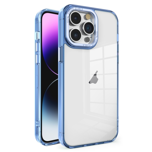 For iPhone 14 Pro Crystal TPU + PC Electroplated Lens Frame Phone Case(Blue)
For iPhone 14 Pro Crystal TPU + PC Electroplated Lens Frame Phone Case(Blue)