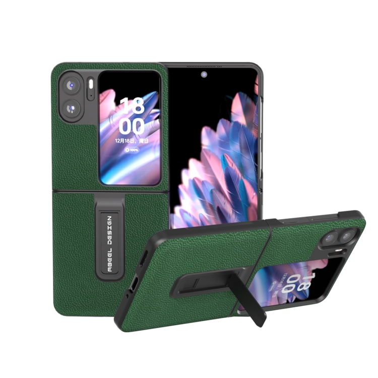 For OPPO Find N2 Flip Black Edge Genuine Leather Mino Phone Case with Holder(Green)
For OPPO Find N2 Flip Black Edge Genuine Leather Mino Phone Case with Holder(Green)