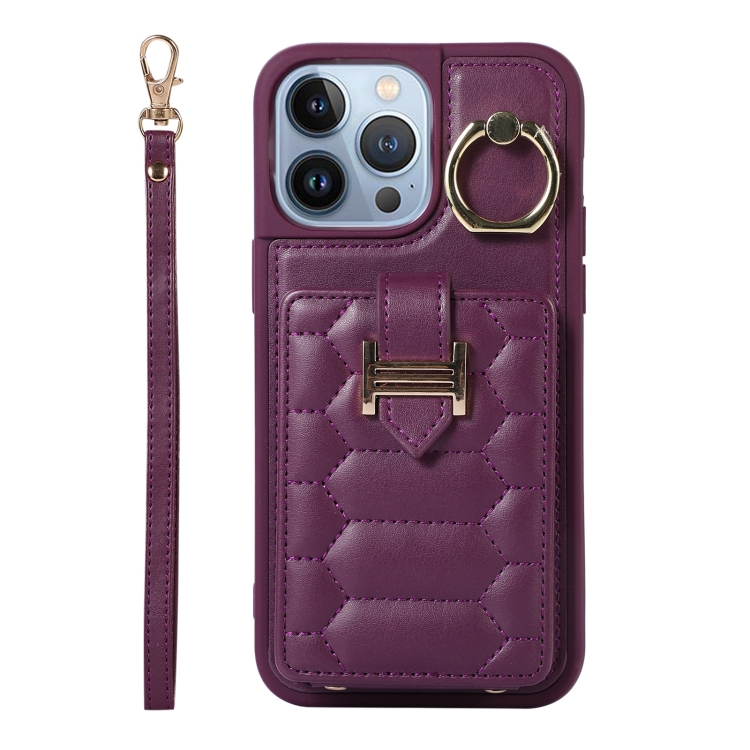 For iPhone 13 Pro Max Vertical Card Bag Ring Holder Phone Case with Dual Lanyard(Dark Purple)
For iPhone 13 Pro Max Vertical Card Bag Ring Holder Phone Case with Dual Lanyard(Dark Purple)
