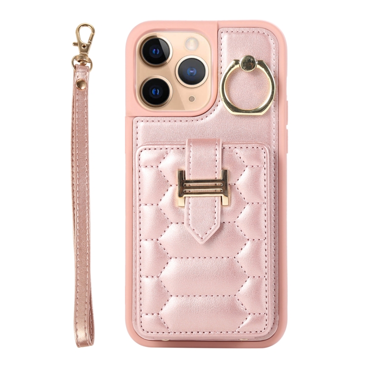 For iPhone 11 Pro Vertical Card Bag Ring Holder Phone Case with Dual Lanyard(Rose Gold)
For iPhone 11 Pro Vertical Card Bag Ring Holder Phone Case with Dual Lanyard(Rose Gold)