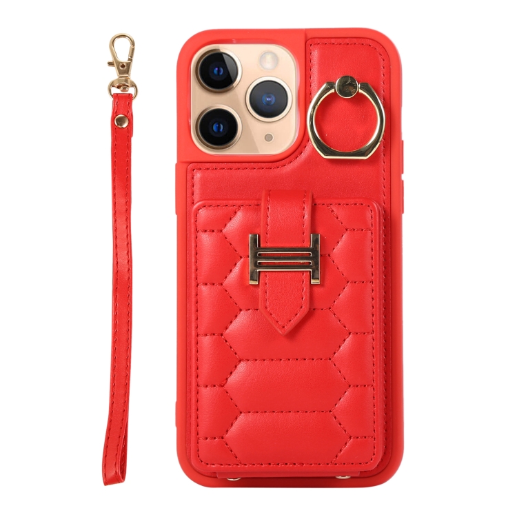 For iPhone 11 Pro Max Vertical Card Bag Ring Holder Phone Case with Dual Lanyard(Red)
For iPhone 11 Pro Max Vertical Card Bag Ring Holder Phone Case with Dual Lanyard(Red)