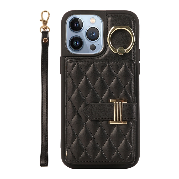 For iPhone 13 Pro Max Horizontal Card Bag Ring Holder Phone Case with Dual Lanyard(Black)
For iPhone 13 Pro Max Horizontal Card Bag Ring Holder Phone Case with Dual Lanyard(Black)
