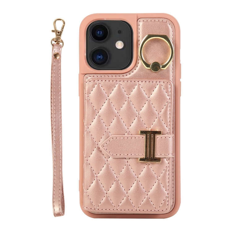 For iPhone 11 Horizontal Card Bag Ring Holder Phone Case with Dual Lanyard(Rose Gold)
For iPhone 11 Horizontal Card Bag Ring Holder Phone Case with Dual Lanyard(Rose Gold)