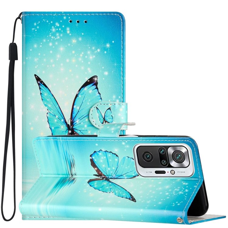 For Xiaomi Redmi Note 10 Pro Colored Drawing Leather Phone Case(Blue Butterfly)
For Xiaomi Redmi Note 10 Pro Colored Drawing Leather Phone Case(Blue Butterfly)