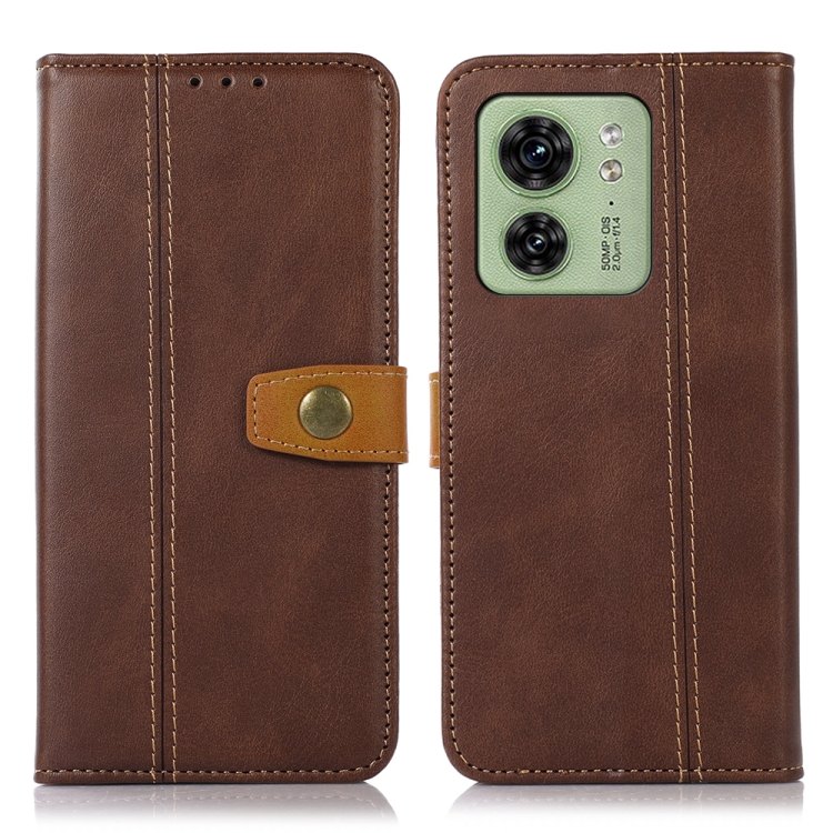 For Motorola Edge 40 5G Stitching Thread Calf Texture Leather Phone Case(Coffee)
For Motorola Edge 40 5G Stitching Thread Calf Texture Leather Phone Case(Coffee)