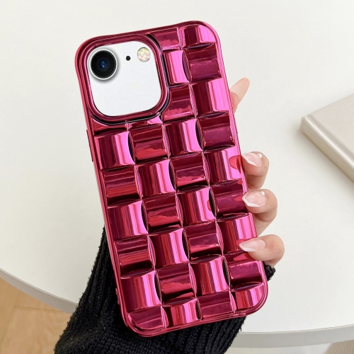 For iPhone SE 2022 / SE 2020 / 8 / 7 3D Cube Weave Texture Electroplating Phone Case(Rose Red)
For iPhone SE 2022 / SE 2020 / 8 / 7 3D Cube Weave Texture Electroplating Phone Case(Rose Red)