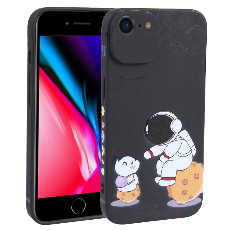 For iPhone SE 2022 / SE 2020 / 8 / 7 Astronaut Pattern Frosted TPU Phone Case(Black)
For iPhone SE 2022 / SE 2020 / 8 / 7 Astronaut Pattern Frosted TPU Phone Case(Black)