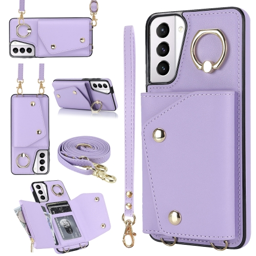 For Samsung Galaxy S21+ 5G Zipper Card Bag Phone Case with Dual Lanyard(Purple)
For Samsung Galaxy S21+ 5G Zipper Card Bag Phone Case with Dual Lanyard(Purple)