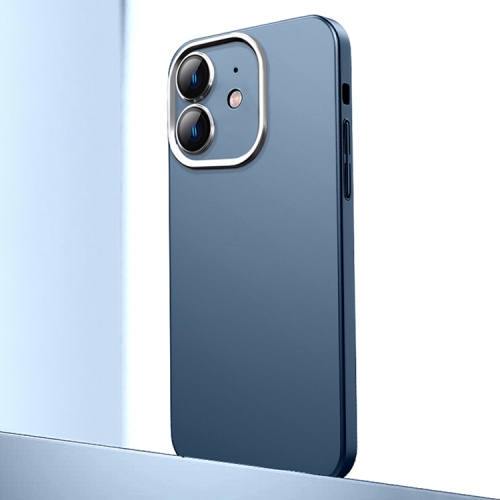 For iPhone 12 Frosted Metal Material Phone Case with Lens Protection(Dark Blue)
For iPhone 12 Frosted Metal Material Phone Case with Lens Protection(Dark Blue)