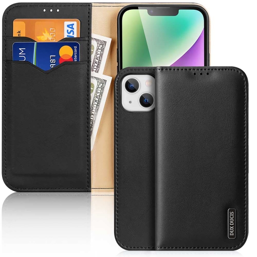 For iPhone 15 Plus DUX DUCIS Hivo Series Cowhide + PU + TPU Flip Phone Case(Black)
For iPhone 15 Plus DUX DUCIS Hivo Series Cowhide + PU + TPU Flip Phone Case(Black)