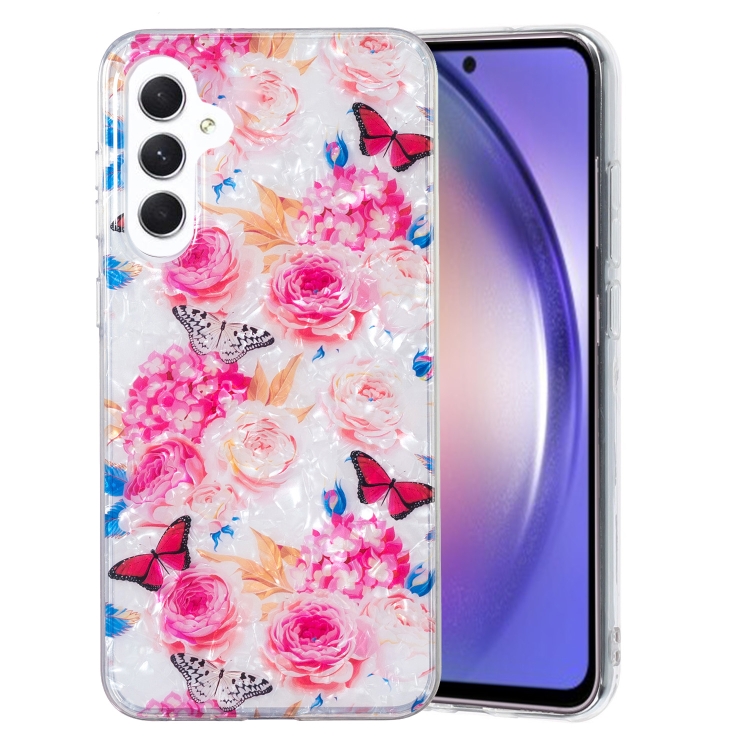 For Samsung Galaxy A54 5G IMD Shell Pattern TPU Phone Case(Butterfly Flower)
For Samsung Galaxy A54 5G IMD Shell Pattern TPU Phone Case(Butterfly Flower)