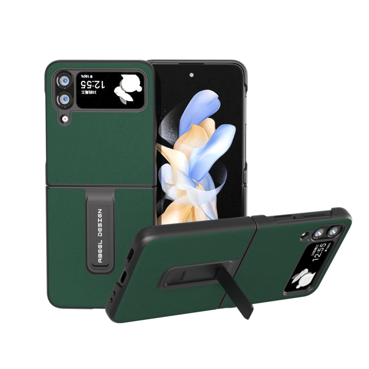 For Samsung Galaxy Z Flip4 Genuine Silky Soft Black Edge Phone Case with Holder(Green)
For Samsung Galaxy Z Flip4 Genuine Silky Soft Black Edge Phone Case with Holder(Green)