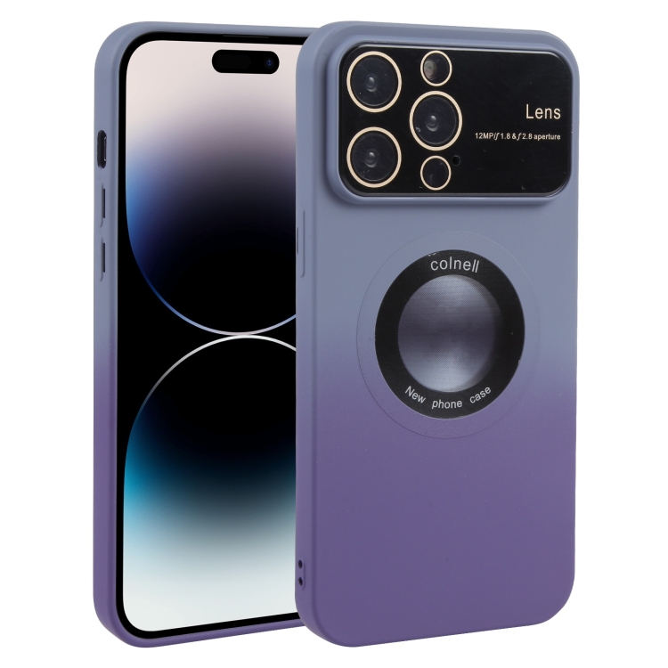 For iPhone 14 Pro Gradient Silicone Shockproof Magsafe Phone Case with Lens Film(Grey Purple)
For iPhone 14 Pro Gradient Silicone Shockproof Magsafe Phone Case with Lens Film(Grey Purple)
