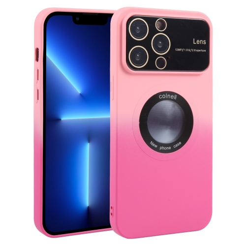 For iPhone 13 Pro Gradient Silicone Shockproof Magsafe Phone Case with Lens Film(Pink Rose)
For iPhone 13 Pro Gradient Silicone Shockproof Magsafe Phone Case with Lens Film(Pink Rose)