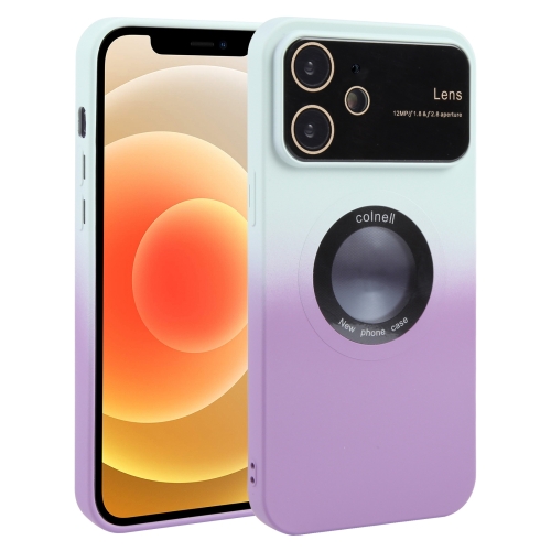 For iPhone 12 Gradient Silicone Shockproof Magsafe Phone Case with Lens Film(White Purple)
For iPhone 12 Gradient Silicone Shockproof Magsafe Phone Case with Lens Film(White Purple)