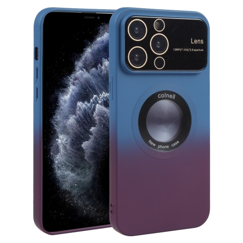 For iPhone 11 Pro Max Gradient Silicone Shockproof Magsafe Phone Case with Lens Film(Blue Red)
For iPhone 11 Pro Max Gradient Silicone Shockproof Magsafe Phone Case with Lens Film(Blue Red)