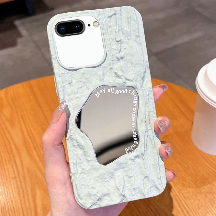 For iPhone 8 Plus / 7 Plus Embossed Rock Texture Mirror TPU Phone Case(Milk Green)
For iPhone 8 Plus / 7 Plus Embossed Rock Texture Mirror TPU Phone Case(Milk Green)