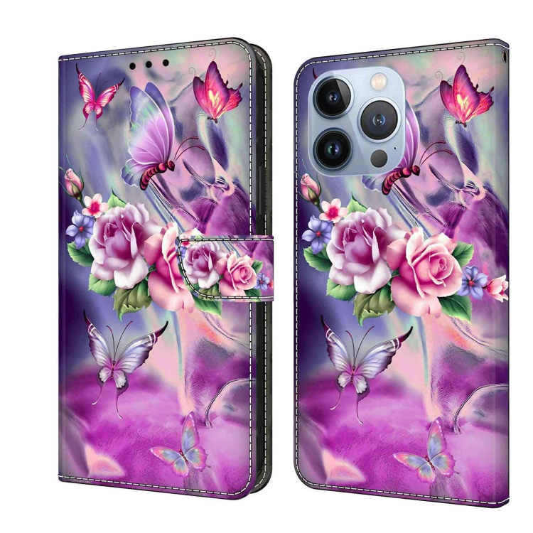 For iPhone 13 Pro Crystal 3D Shockproof Protective Leather Phone Case(Butterfly)
For iPhone 13 Pro Crystal 3D Shockproof Protective Leather Phone Case(Butterfly)