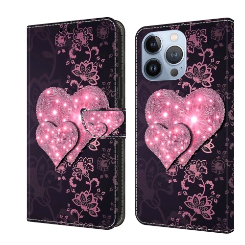 For iPhone 15 Pro Max Crystal 3D Shockproof Protective Leather Phone Case(Lace Love)
For iPhone 15 Pro Max Crystal 3D Shockproof Protective Leather Phone Case(Lace Love)