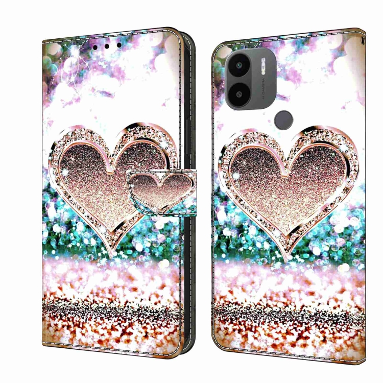 For Xiaomi Redmi A1+ / A2 / A2+ Crystal 3D Shockproof Protective Leather Phone Case(Pink Diamond Heart)
For Xiaomi Redmi A1+ / A2 / A2+ Crystal 3D Shockproof Protective Leather Phone Case(Pink Diamond Heart)