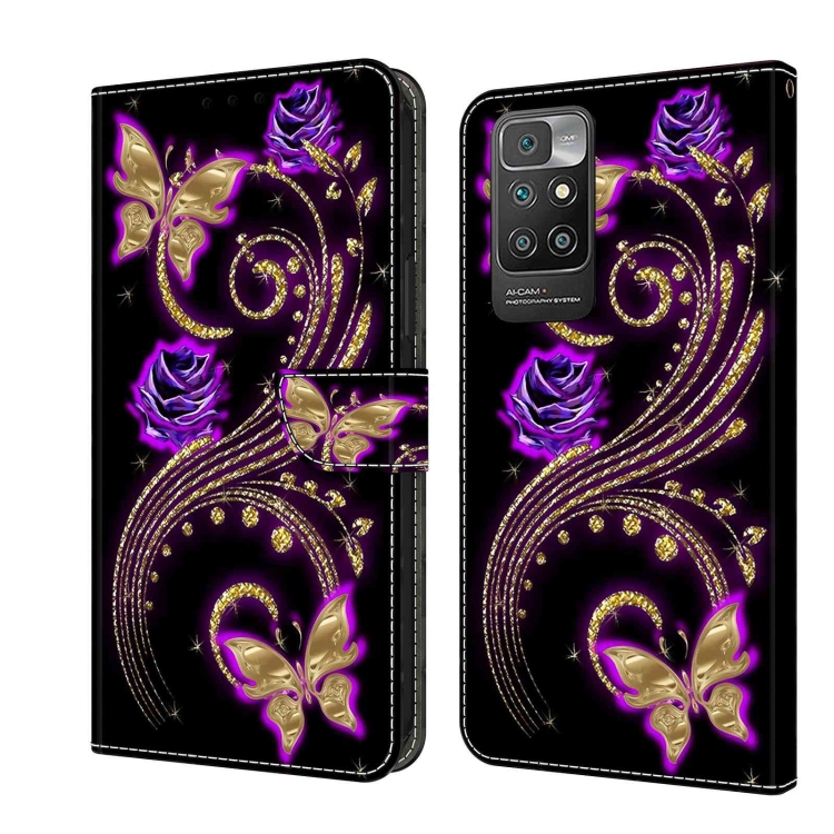 For Xiaomi Redmi 10 Crystal 3D Shockproof Protective Leather Phone Case(Purple Flower Butterfly)
For Xiaomi Redmi 10 Crystal 3D Shockproof Protective Leather Phone Case(Purple Flower Butterfly)