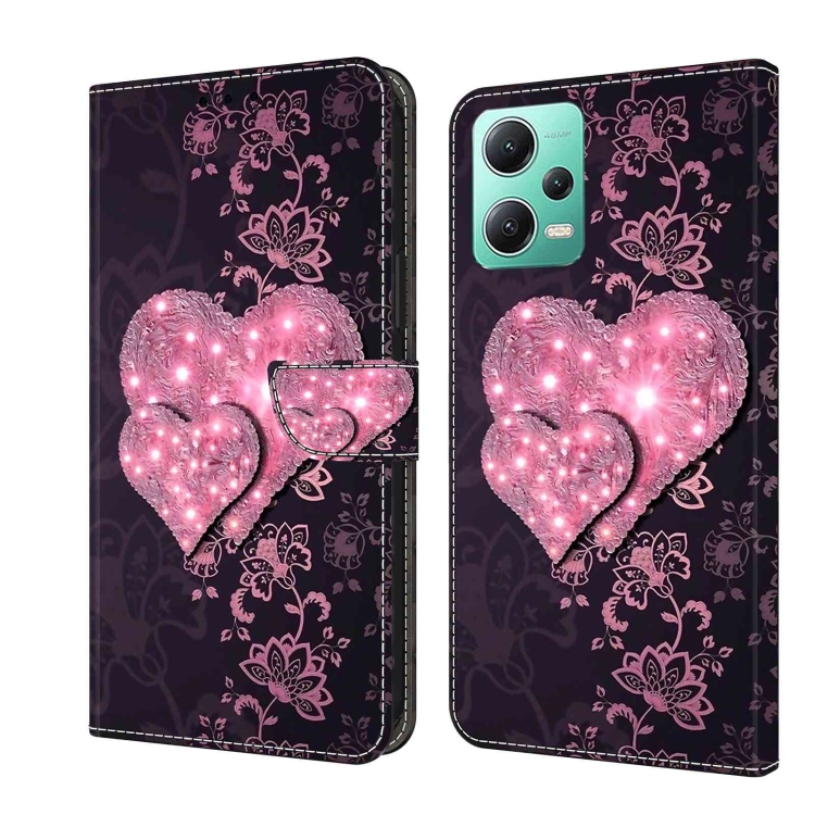 For Xiaomi Redmi Note 12 5G Global / Poco X5 Crystal 3D Shockproof Protective Leather Phone Case(Lace Love)
For Xiaomi Redmi Note 12 5G Global / Poco X5 Crystal 3D Shockproof Protective Leather Phone Case(Lace Love)