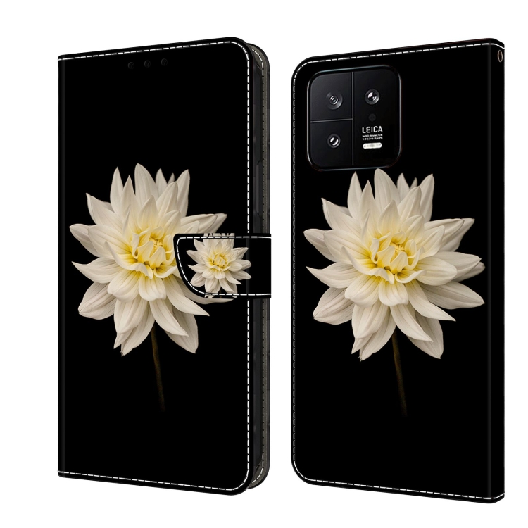 For Xiaomi 13 Crystal 3D Shockproof Protective Leather Phone Case(White Flower)
For Xiaomi 13 Crystal 3D Shockproof Protective Leather Phone Case(White Flower)