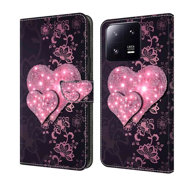 For Xiaomi 13 Pro Crystal 3D Shockproof Protective Leather Phone Case(Lace Love)
For Xiaomi 13 Pro Crystal 3D Shockproof Protective Leather Phone Case(Lace Love)