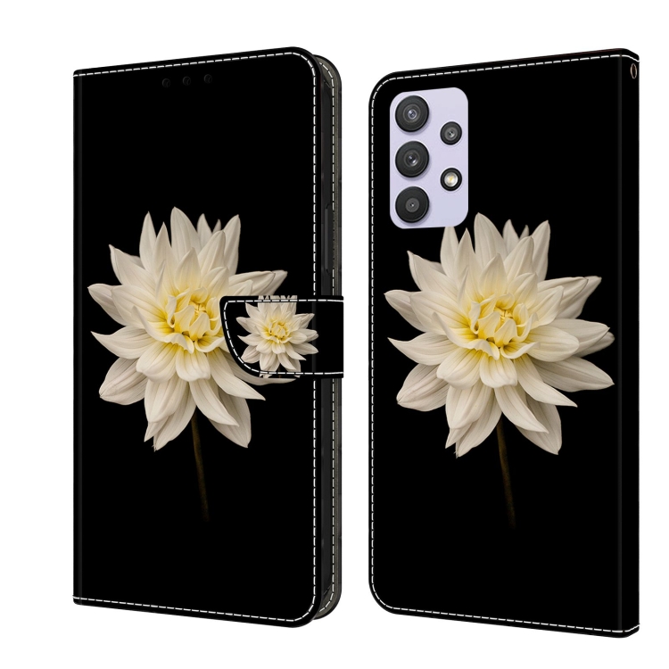 For Samsung Galaxy A32 5G Crystal 3D Shockproof Protective Leather Phone Case(White Flower)
For Samsung Galaxy A32 5G Crystal 3D Shockproof Protective Leather Phone Case(White Flower)