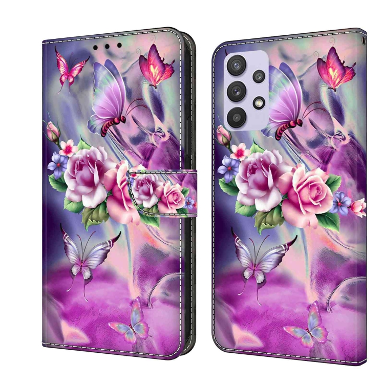 For Samsung Galaxy A32 5G Crystal 3D Shockproof Protective Leather Phone Case(Butterfly)
For Samsung Galaxy A32 5G Crystal 3D Shockproof Protective Leather Phone Case(Butterfly)