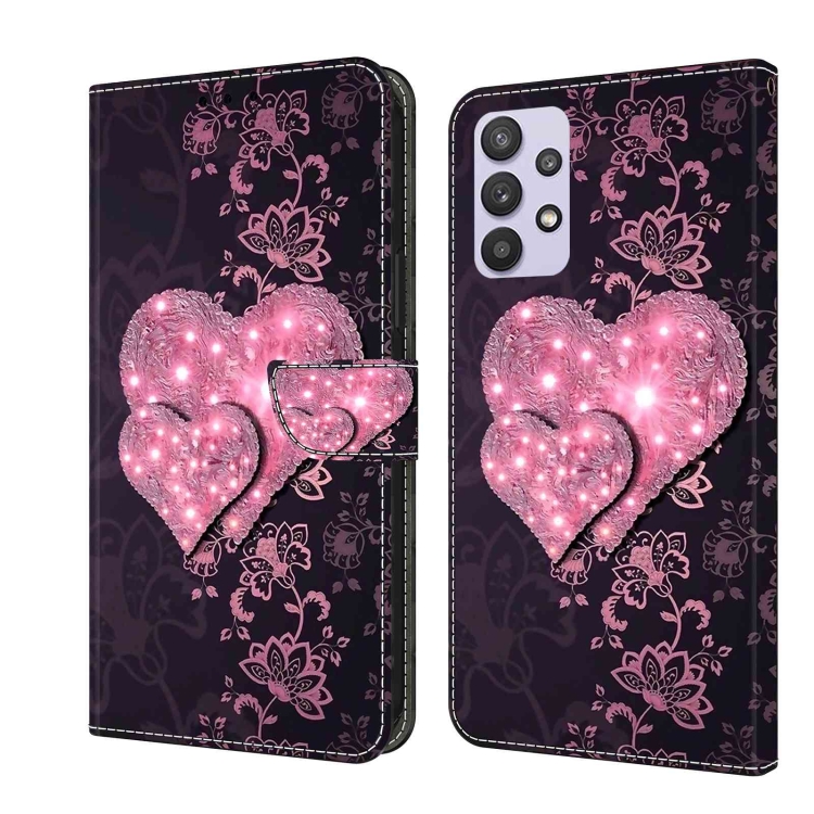 For Samsung Galaxy A32 5G Crystal 3D Shockproof Protective Leather Phone Case(Lace Love)
For Samsung Galaxy A32 5G Crystal 3D Shockproof Protective Leather Phone Case(Lace Love)