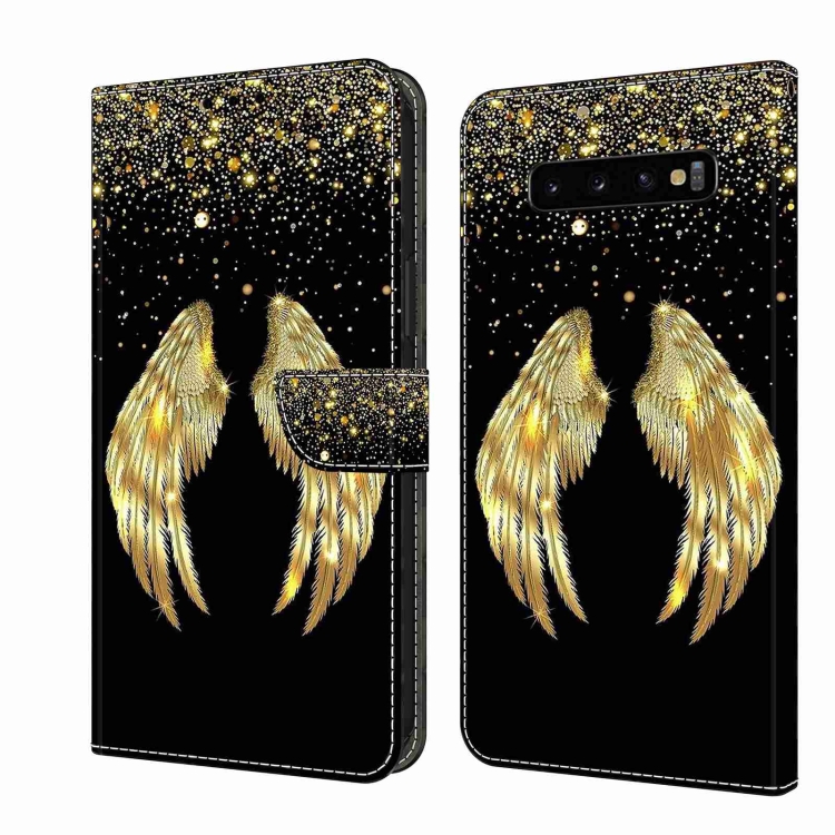 For Samsung Galaxy S10+ Crystal 3D Shockproof Protective Leather Phone Case(Golden Wings)
For Samsung Galaxy S10+ Crystal 3D Shockproof Protective Leather Phone Case(Golden Wings)