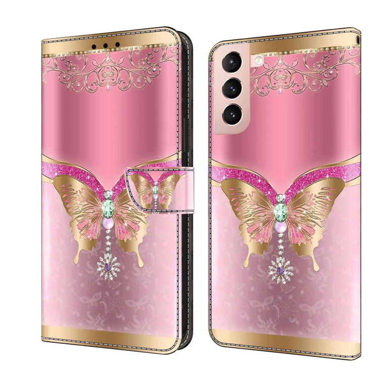 For Samsung Galaxy S21 Crystal 3D Shockproof Protective Leather Phone Case(Pink Bottom Butterfly)
For Samsung Galaxy S21 Crystal 3D Shockproof Protective Leather Phone Case(Pink Bottom Butterfly)