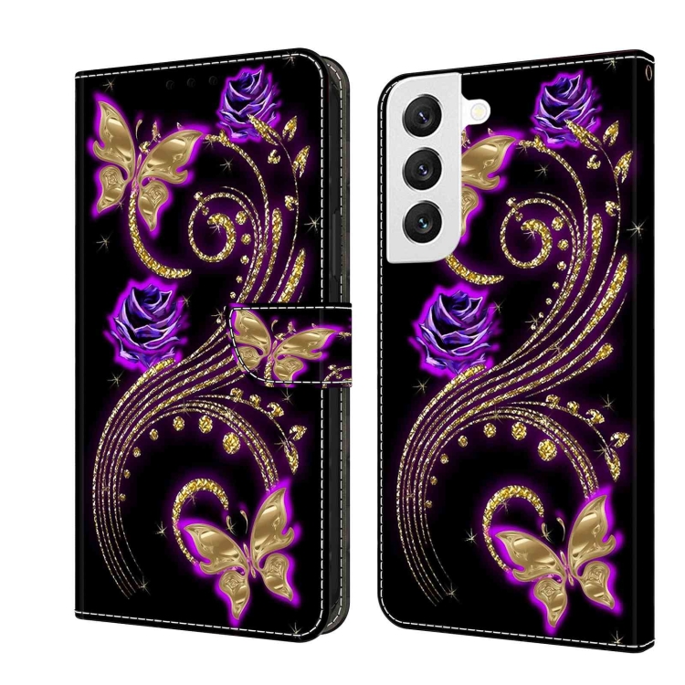 For Samsung Galaxy S22 Crystal 3D Shockproof Protective Leather Phone Case(Purple Flower Butterfly)
For Samsung Galaxy S22 Crystal 3D Shockproof Protective Leather Phone Case(Purple Flower Butterfly)