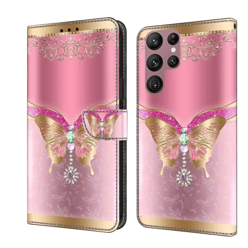 For Samsung Galaxy S22 Ultra Crystal 3D Shockproof Protective Leather Phone Case(Pink Bottom Butterfly)
For Samsung Galaxy S22 Ultra Crystal 3D Shockproof Protective Leather Phone Case(Pink Bottom Butterfly)