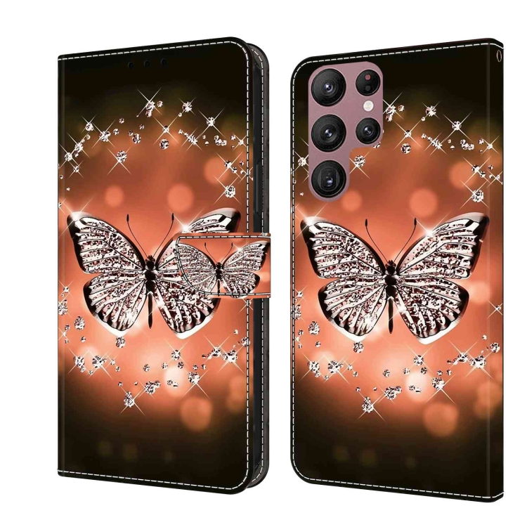 For Samsung Galaxy S22 Ultra Crystal 3D Shockproof Protective Leather Phone Case(Crystal Butterfly)
For Samsung Galaxy S22 Ultra Crystal 3D Shockproof Protective Leather Phone Case(Crystal Butterfly)