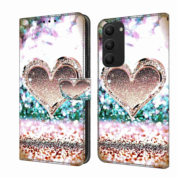 For Samsung Galaxy S23+ Crystal 3D Shockproof Protective Leather Phone Case(Pink Diamond Heart)
For Samsung Galaxy S23+ Crystal 3D Shockproof Protective Leather Phone Case(Pink Diamond Heart)