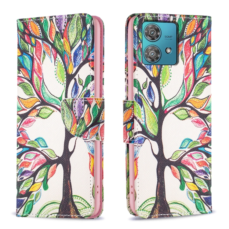 For Motorola Edge 40 Neo Colored Drawing Pattern Leather Phone Case(Tree Life)
For Motorola Edge 40 Neo Colored Drawing Pattern Leather Phone Case(Tree Life)