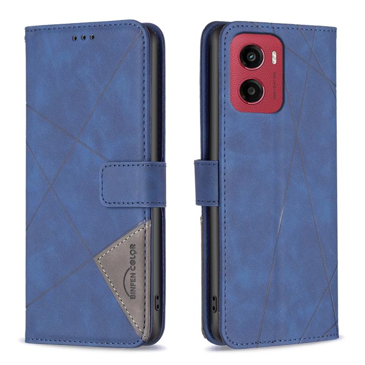 For Motorola Moto G05 Magnetic Buckle Rhombus Texture Leather Phone Case(Blue)
For Motorola Moto G05 Magnetic Buckle Rhombus Texture Leather Phone Case(Blue)