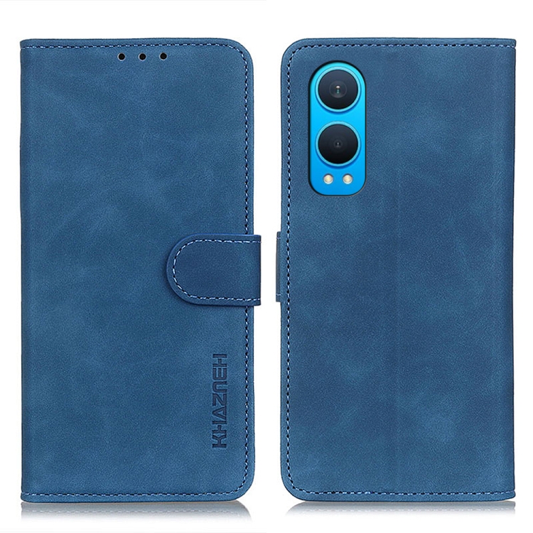 For OnePlus Nord CE4 Lite KHAZNEH Retro Texture Leather Phone Case(Blue)
For OnePlus Nord CE4 Lite KHAZNEH Retro Texture Leather Phone Case(Blue)